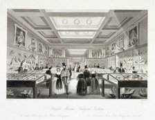The Zoological Gallery, British Museum, Holborn, London, c1850. Artist: William Radclyffe