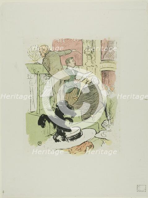 Great Opera Concerts: Ambroise Thomas Attending a Rehearsal of Françoise de Rimini...Feb 8, 1896. Creator: Unknown.