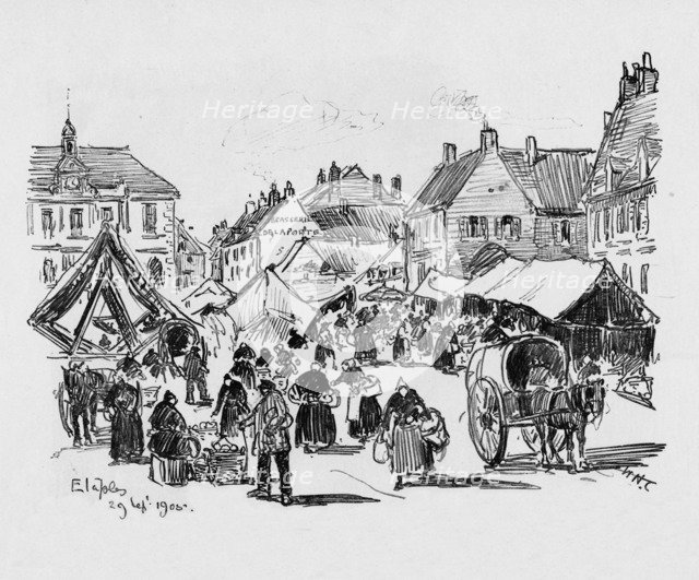 'Etaples', c1906. Artist: William Henry Charlton.