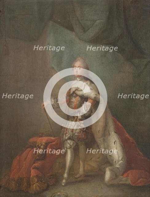 Frederick V, 1723-66, King of Denmark and Norway, mid-late 18th century. Creator: Workshop of Carl Gustaf Pilo.