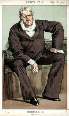 'Big Ben' George Bentinck, British politician, 1871.Artist: Coide