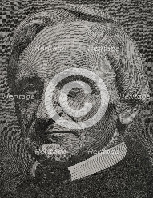 Portrait of John (1801-1873), King of Saxony (1854-1873), 1871. Creator: Unknown.