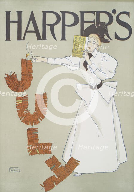 Harper's July, c1894. Creator: Edward Penfield.