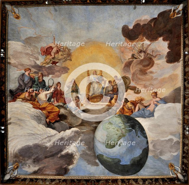 The Triumph of Divine Wisdom, 1629-1631. Creator: Sacchi, Andrea (1599-1661).