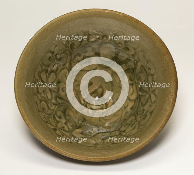 Cup with Children among Scrolling Vines, Jin dynasty (1115-1234), 12th/13th century. Creator: Unknown.