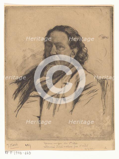 Portrait of Jacob Maris, c.1890. Creator: Pieter de Josselin de Jong.