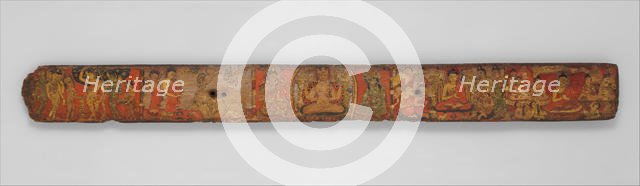 Book Cover from a Manuscript of the Ashtasahasrika Prajnaparamita Sutra, 10th-11th century. Creator: Unknown.