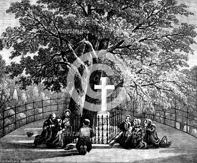 Grave of Father Mathew in the cemetery at Cork, 1890. Creator: Unknown.