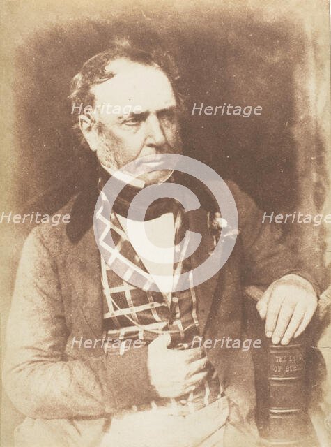James Glencairn Burns, 1843-47. Creators: David Octavius Hill, Robert Adamson, Hill & Adamson.