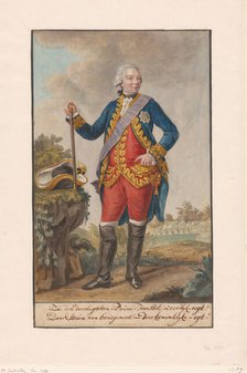 Portrait of Willem V, 1789. Creator: Mathias de Sallieth.