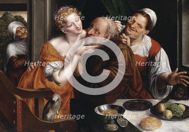 The Ill-matched Pair, 1566. Creator: Jan Massys.