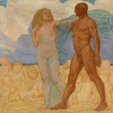 Adagio (from the cycle Rhythms), 1913. Creator: Friedrich, Otto (1862-1937).