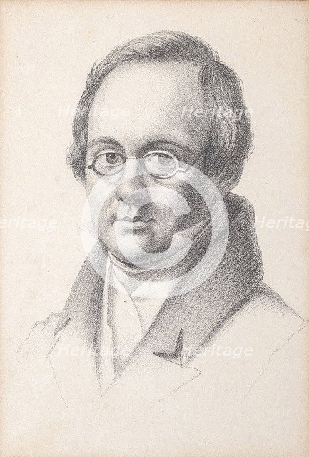 Portrait of the poet Anton Antonovich Delvig (1798-1831).