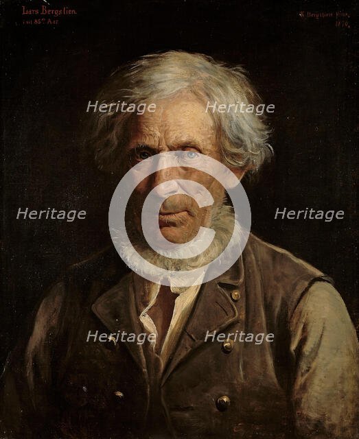 The Artist's Father, Lars Bergslien, 1870. Creator: Knud Bergslien.