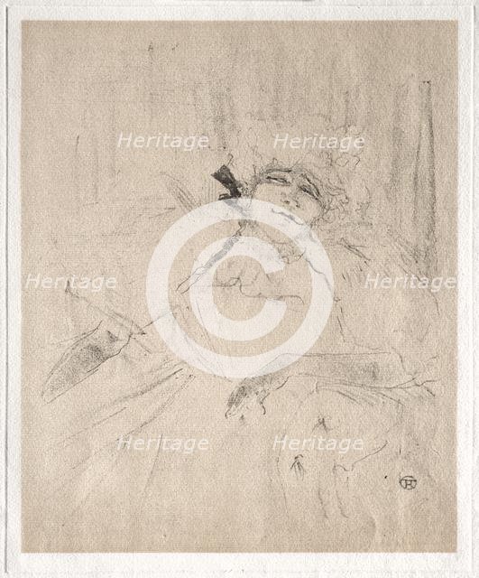 Yvette Guilbert: Chanson Ancienne, 1898. Creator: Henri de Toulouse-Lautrec (French, 1864-1901).