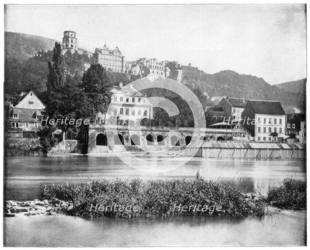 Heidelberg Castle, Germany, late 19th century.Artist: John L Stoddard