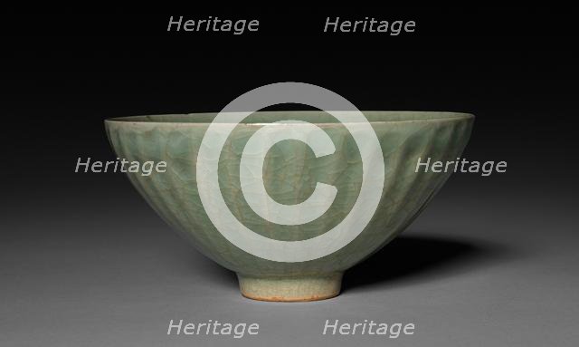 Bowl: Southern Celadon Ware, 13th Century. Creator: Unknown.