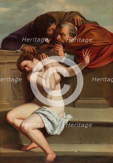 Susanna and the Elders. After Artemisia Gentileschi. Creator: Luti, Benedetto (1666-1724).