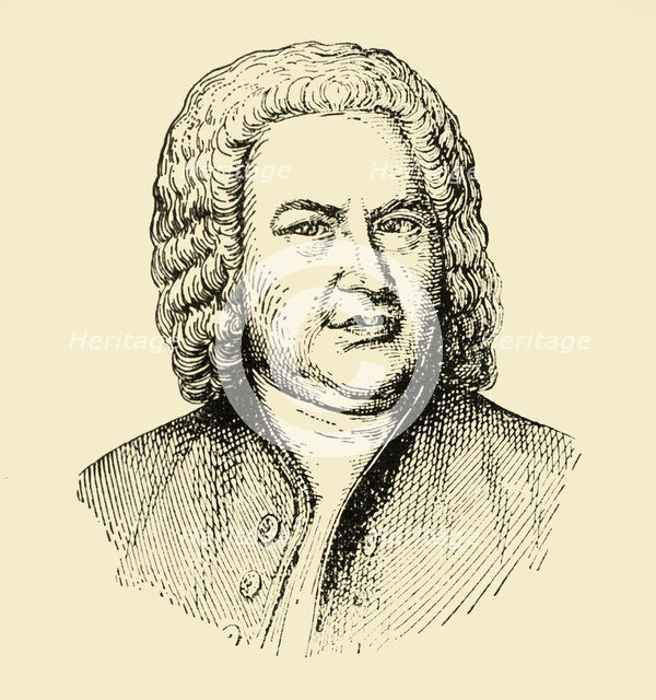 'Johann Sebastian Bach', (1933).  Creator: Unknown.