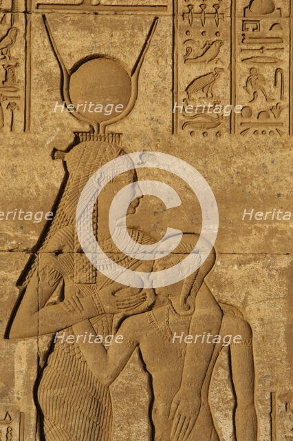 Roman Birth House of Mammisi, Temple complex, Dendera, Egypt, 68-117 AD.  Creator: Unknown.