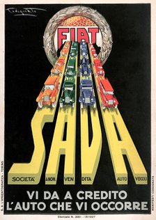 Fiat SAVA, 1927. Creator: Codognato, Plinio (1878-1940).