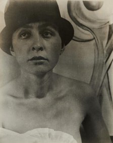 Portrait of Georgia O'Keeffe (1887-1986), 1918. Creator: Stieglitz, Alfred (1864-1946).