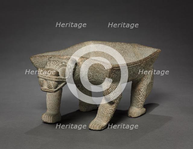 Jaguar Grinding Stone, c. 1000-1550. Creator: Unknown.