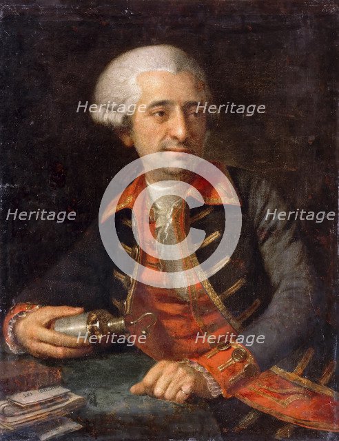 Portrait of Antoine-Laurent Lavoisier (1743-1794). Artist: Brossard de Beaulieu, Geneviève (1755-1835)