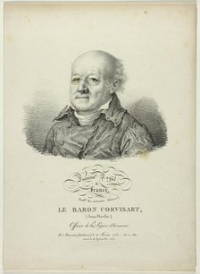 Portrait of Jean-Nicolas, Baron Corvisart, 1822. Creator: Julien Leopold Boilly.
