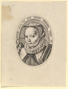 Grietgen (Margaretha) Jansdr., 1580. Creator: Hendrik Goltzius.
