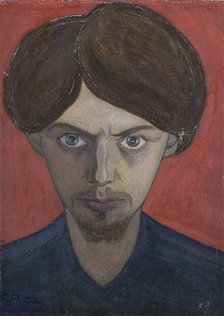 Self-portrait, 1902. Creator: Arosenius; Ivar (1878-1909).