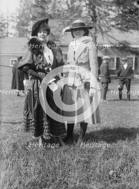 Mrs. Joe Widener & Fifi, between c1915 and c1920. Creator: Bain News Service.