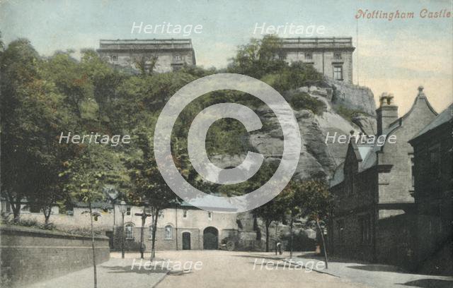 'Nottingham Castle', late 19th-early 20th century.  Creator: Unknown.