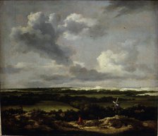  'Landscape with dunes near Haarlem' by Jacob Ruisdael.