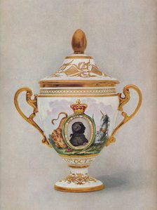 Worcester vase commemorating the Golden Jubilee of King George III, c1809. Artist: Unknown.