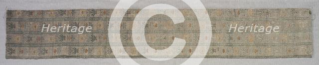 Surround for Turkish Silk Cushion Cover, early 1600s. Creator: Unknown.