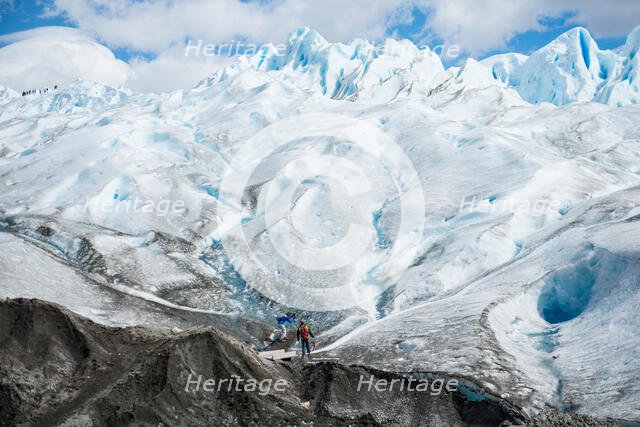 Hiking on a Glacier. Creator: Dorte Verner.