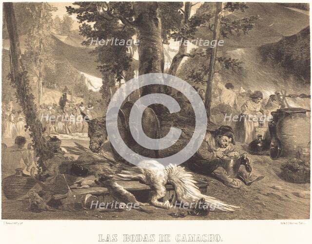 Las Bodas de Camacho, c. 1855. Creator: Célestin Nanteuil.