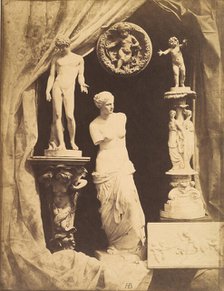 [Still Life with Statuary], Early 1850s. Creator: Hippolyte Bayard.