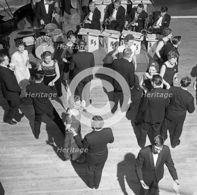 Guests at a Christmas dance at Sheffield University, South Yorkshire, 1967. Artist: Michael Walters