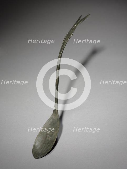 Spoon with Fish-Tail Design, 918-1392. Creator: Unknown.