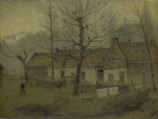 Houses in a Village, 1885-1907. Creator: Johann Eduard Karsen.