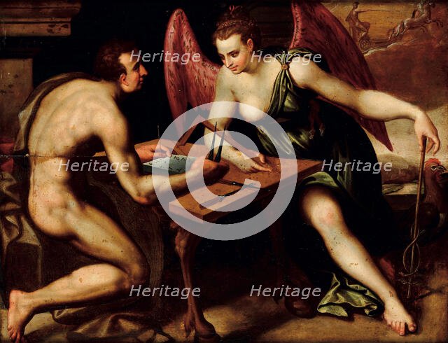 Allegory of Mathematics, 16th century. Creator: Anonymous.