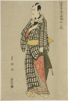 Koraiya: Ichikawa Komazo III, from the series "Portraits of Actors on Stage..., c. 1794. Creator: Utagawa Toyokuni I.