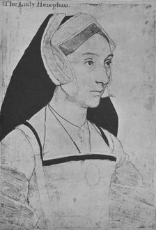 'Mary, Lady Heveningham', c1532-1543 (1945). Artist: Hans Holbein the Younger.