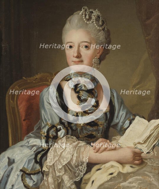 Lovisa Ulrika, 1720-1782, Princess of Prussia, Queen of Sweden, 1768. Creator: Lorens Pasch the Younger.
