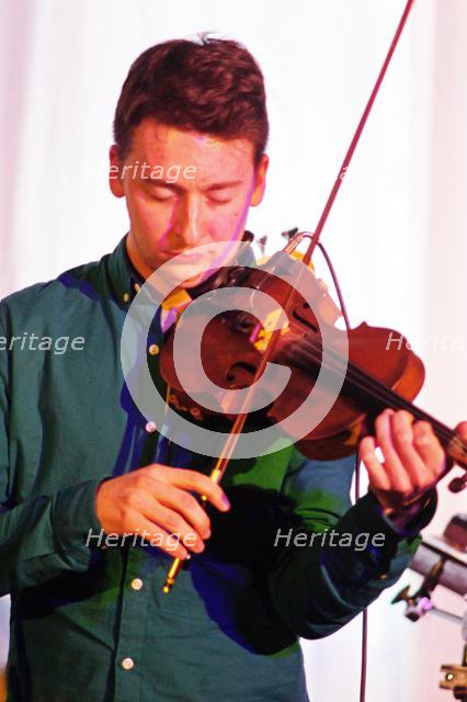 Dominic Ingham Jam Experiment, Watermill Jazz Club, Dorking Surrey, 2.5.19. Creator: Brian O'Connor.