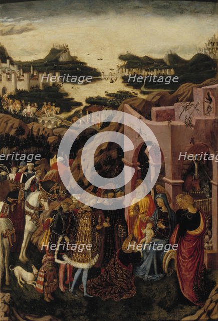 The Adoration of the Magi, ca 1442-1445. Creator: Boccati, Giovanni (ca 1420-1487).