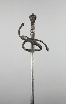 Rapier, Europe, western, 19th century in the mid-16th century style. Creator: Unknown.