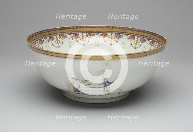Punch Bowl, 1790. Creator: Unknown.